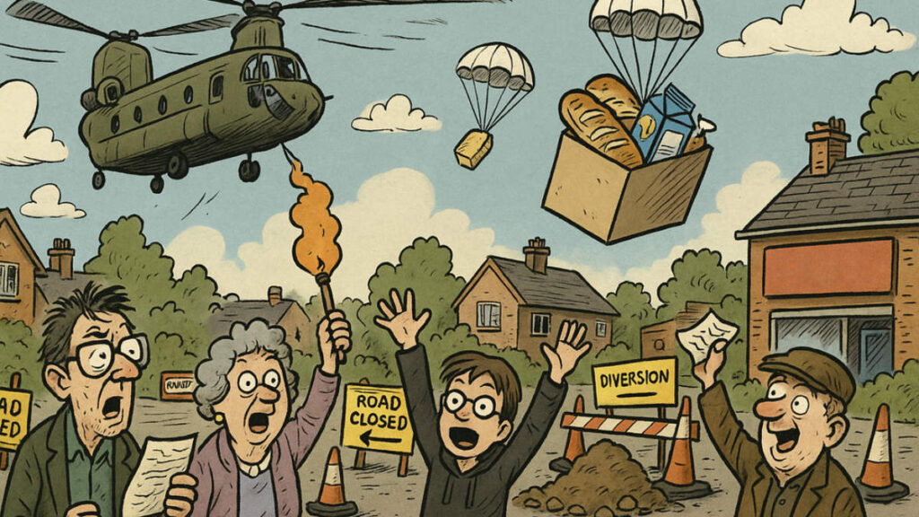 GROUND TO A HALT: THE GREAT ELSENHAM SIEGE AND THE HELICOPTER DREAM OF DELIVERANCE